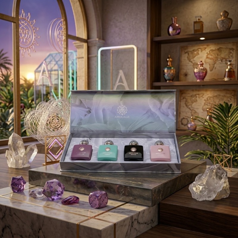 AMOUAGE Perfume Gift Set Unise - The Collection Perfume Fragrance ulasan dan harga