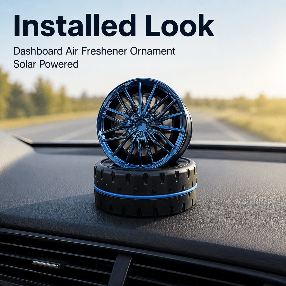 Solar Car Air Freshener For Un - Perfume Fragrance Wheel ulasan dan harga