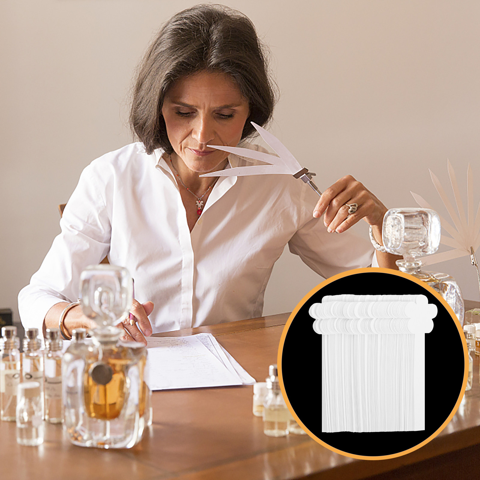 100Pcs Perfume Testing Paper S - Perfume Fragrance Test ulasan dan harga