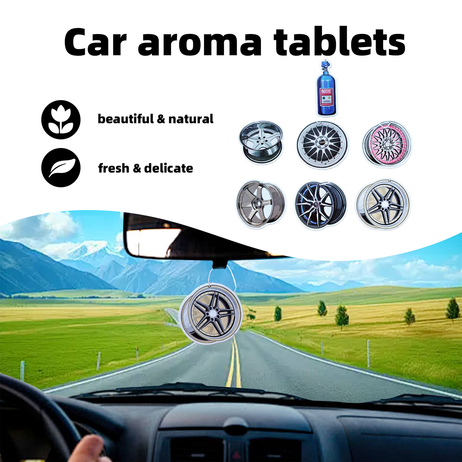 Wheel-shaped Japanese car air  - Perfume Fragrance Wheel ulasan dan harga