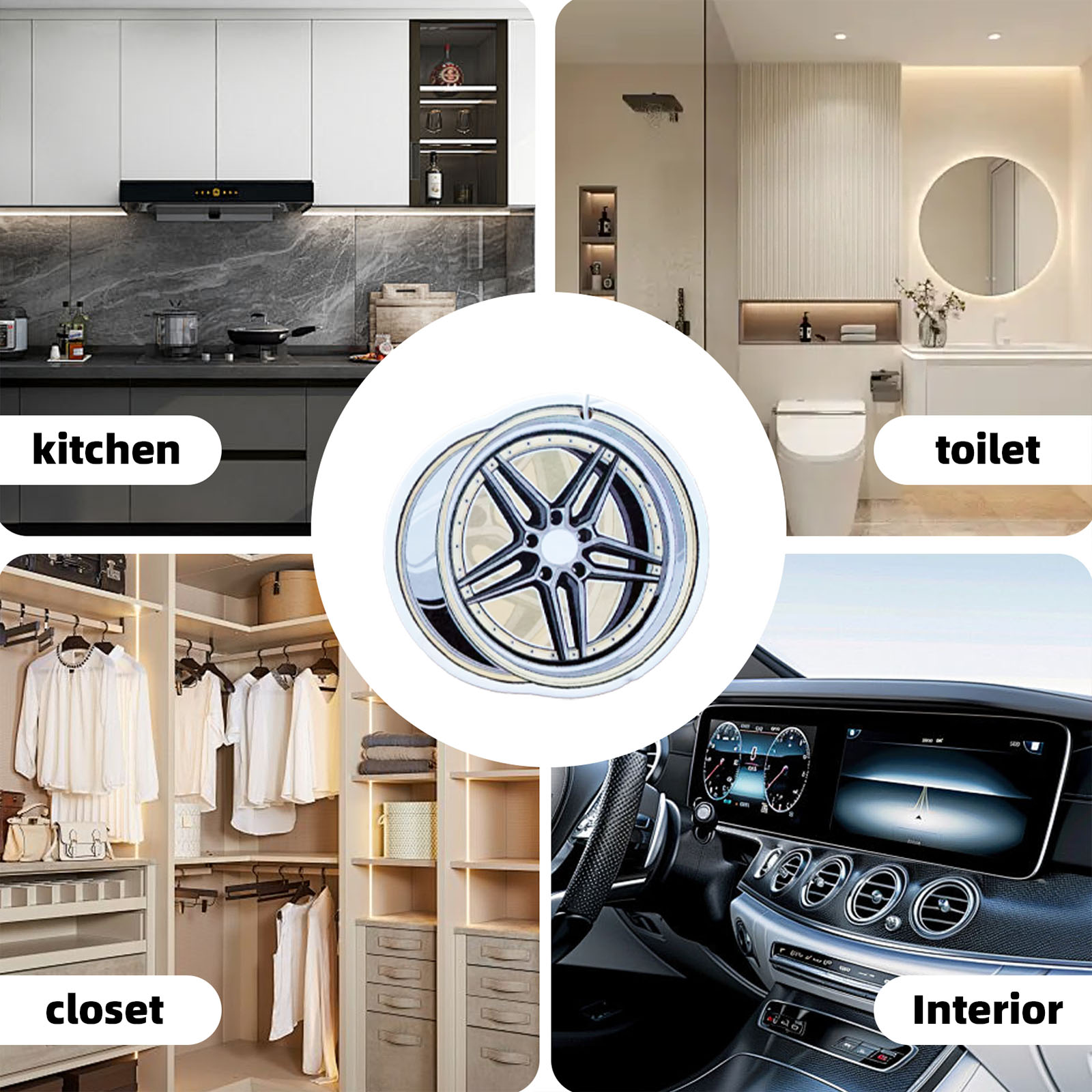 Wheel-shaped Japanese car air  - Perfume Fragrance Wheel ulasan dan harga