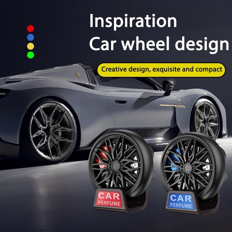 Car Wheel Rim Air Vent Clip Fr - Perfume Fragrance Wheel ulasan dan harga