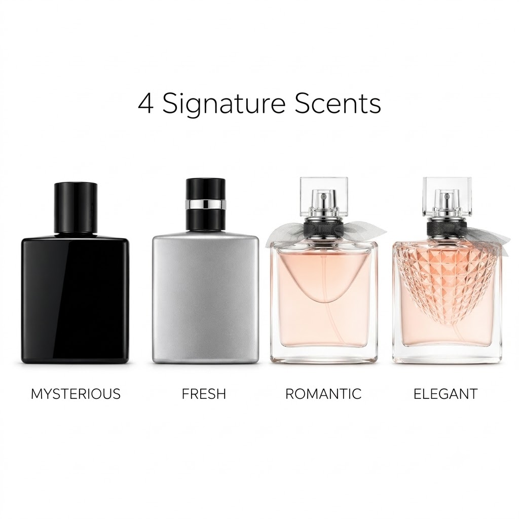 4Pcs Perfume Set for Women and - The Collection Perfume Fragrance ulasan dan harga