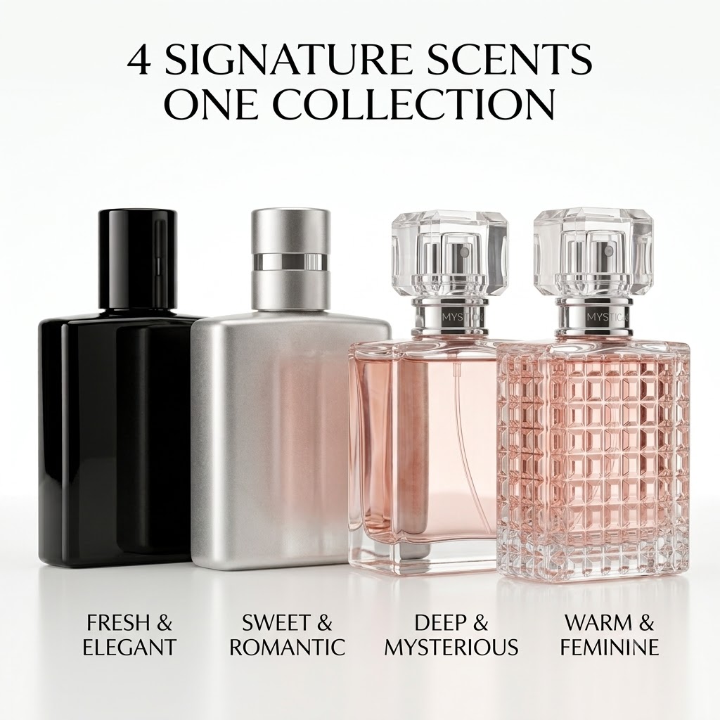 4Pcs Perfume Set for Women and - The Collection Perfume Fragrance ulasan dan harga