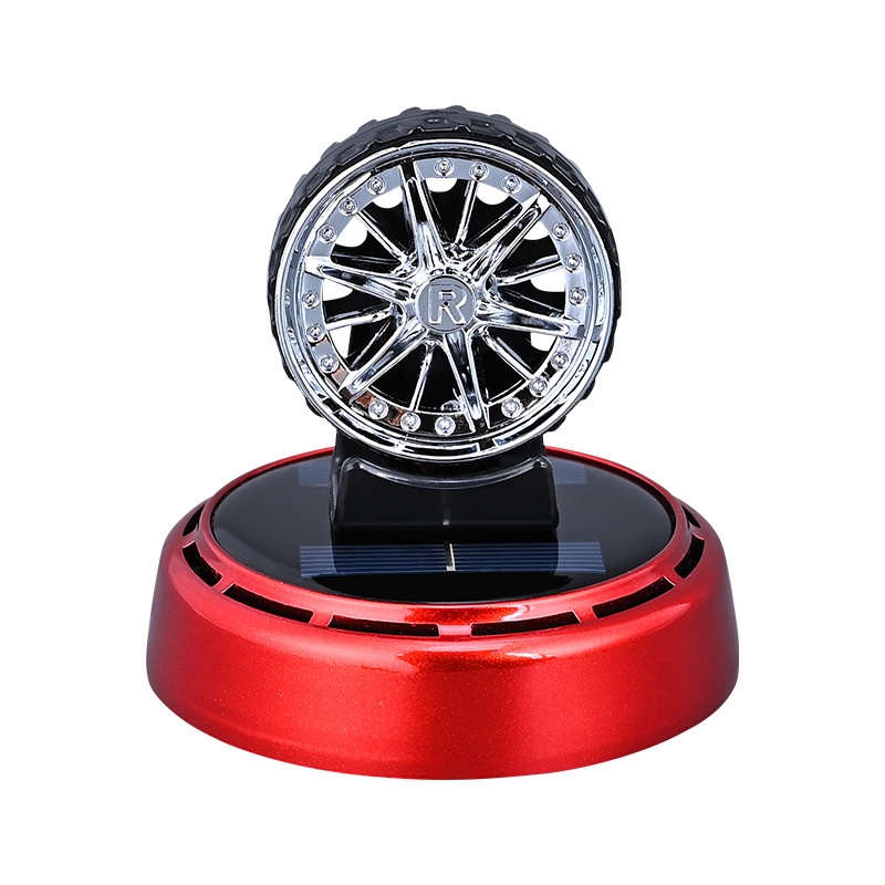 Solar Powered Rotating Tire Ca - Perfume Fragrance Wheel ulasan dan harga